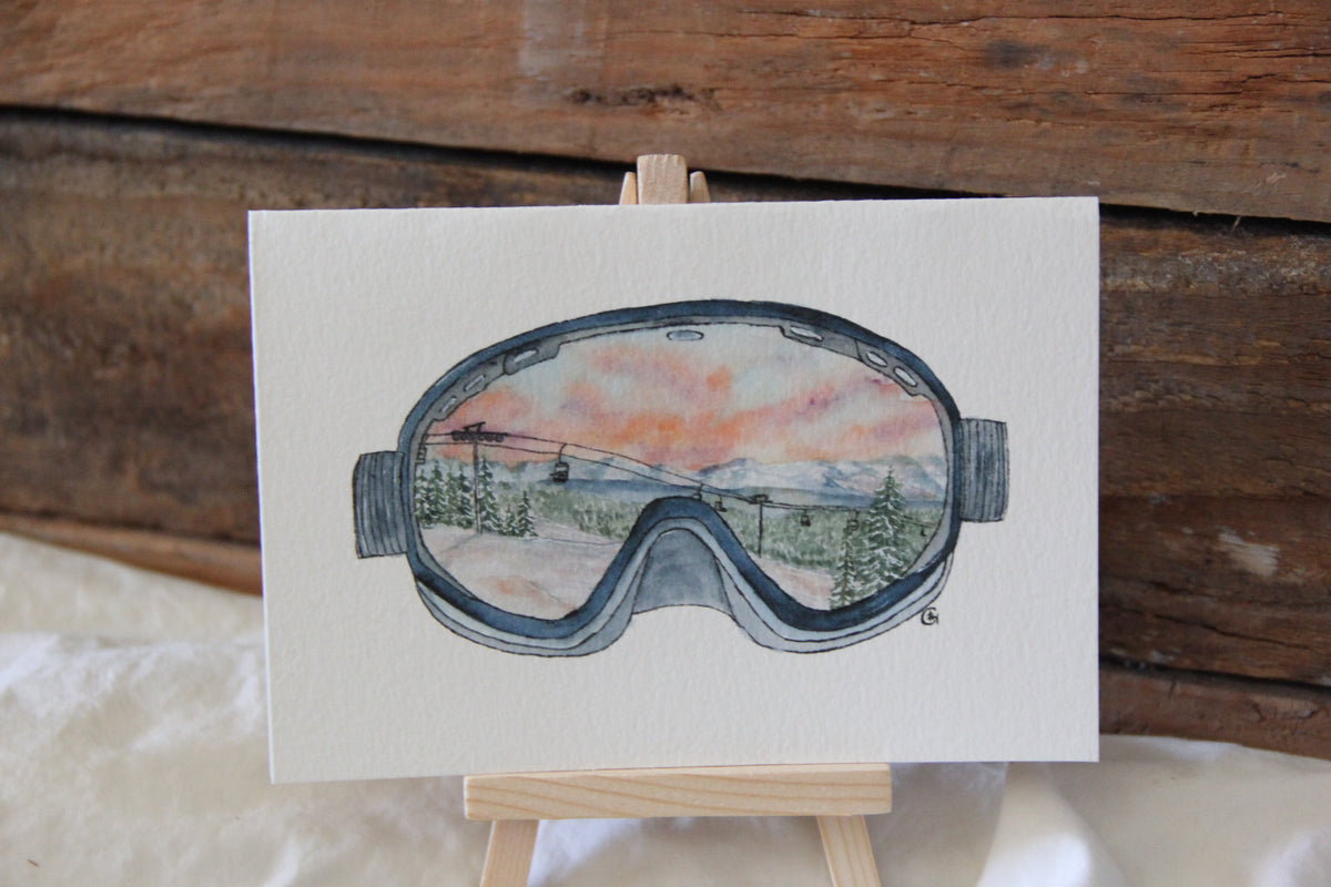 Ski Goggles Sticker
