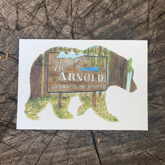 Arnold Bear Print