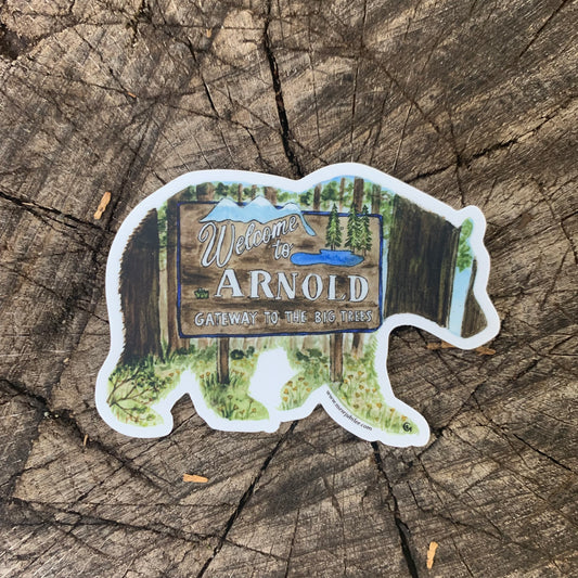 Arnold Bear Sticker