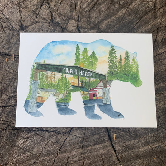 Twain Harte Bear Print