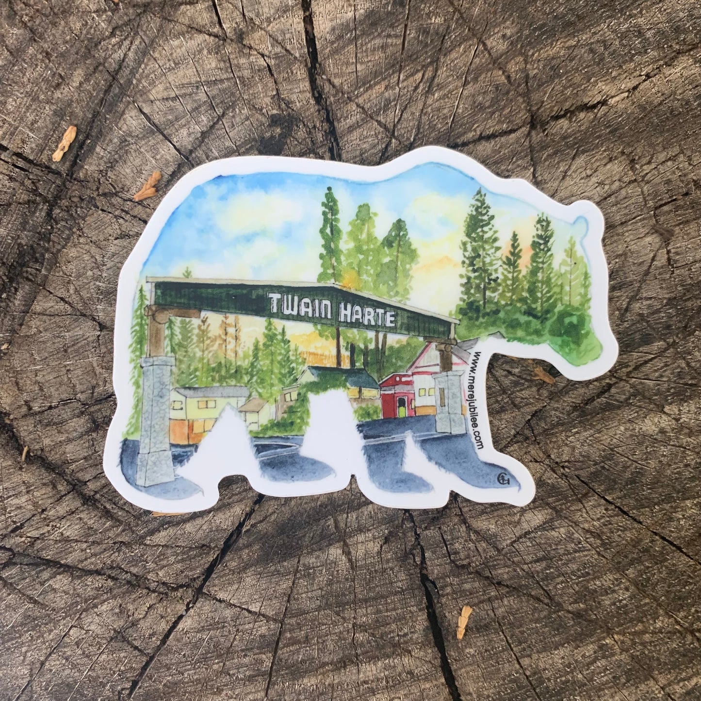 Twain Harte Bear Sticker