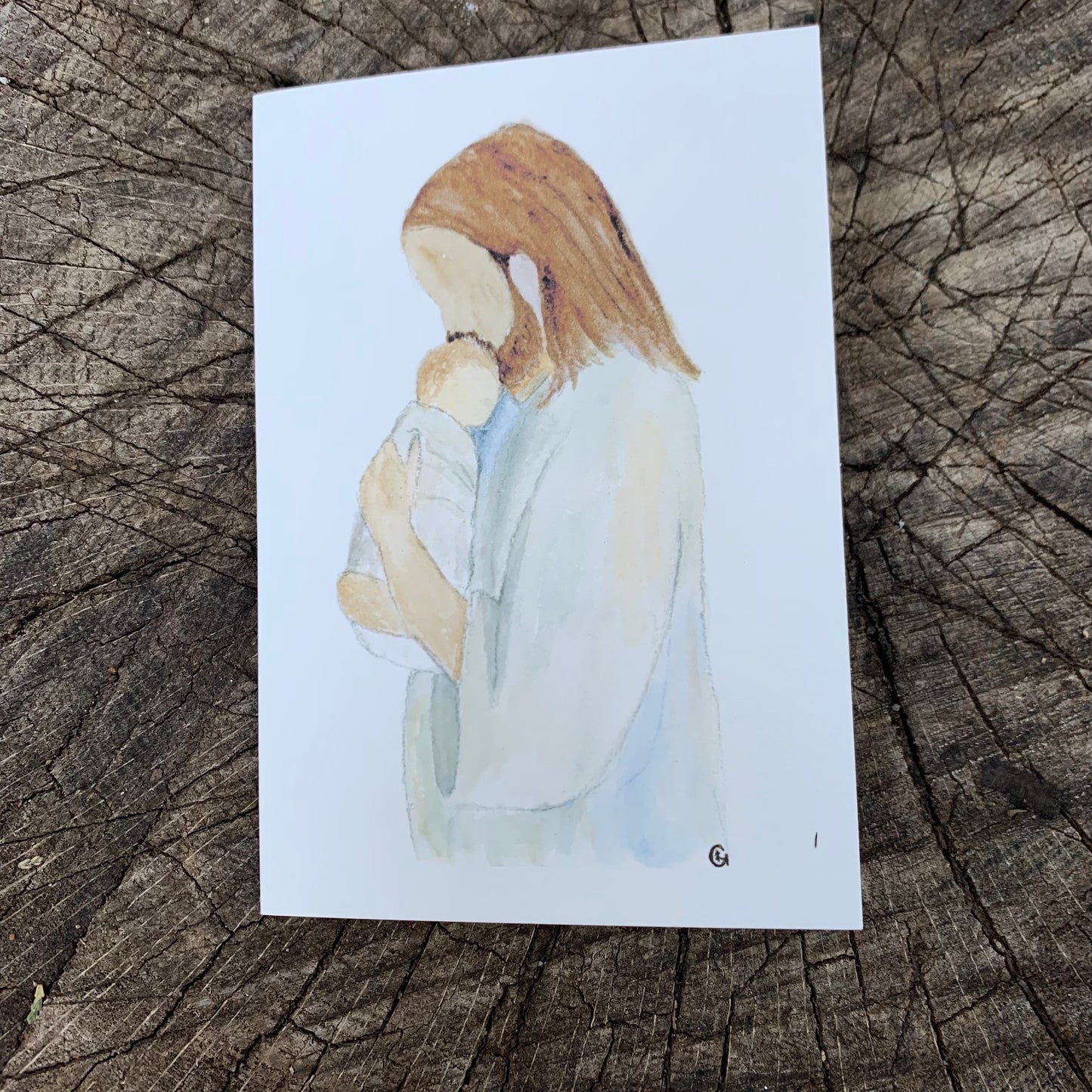 Jesus Holding Baby Card *FREE*