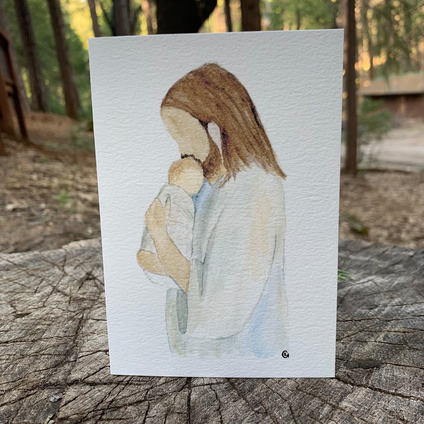 Jesus Holding Baby Card *FREE*