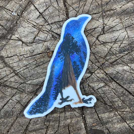 Sequoia Raven Sticker