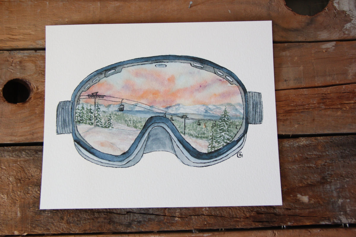 Ski Goggles Print